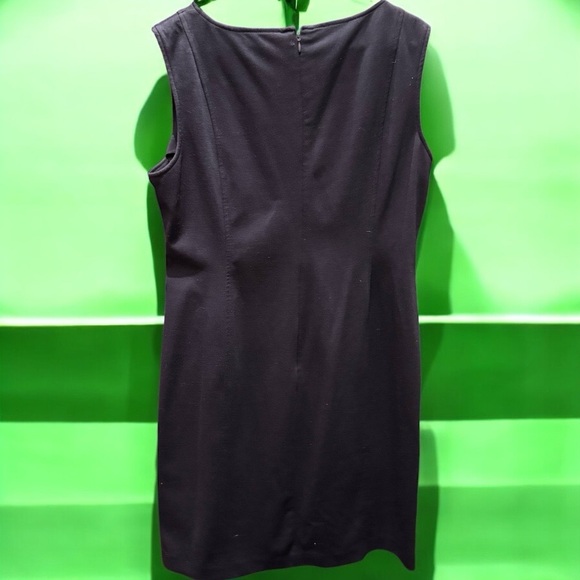 Calvin Klein navy blue Sleeveless Dress size 16 length 39in pit to pit 20in - Picture 2 of 4